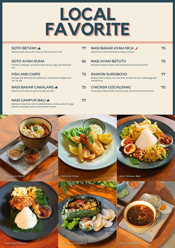 Ruma Coffeatery Blok M - Menu